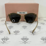 [PRE LOVED] Miu Miu Glitter Sunglasses in Gold