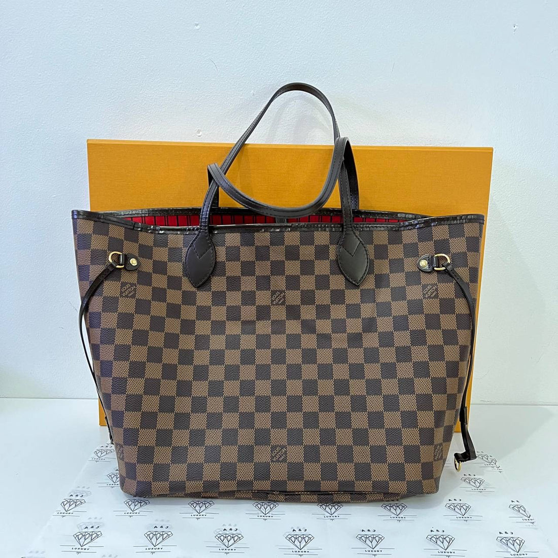 [PRE LOVED] Louis Vuitton Neverfull MM in Damier Ebene Canvass (GI2178)