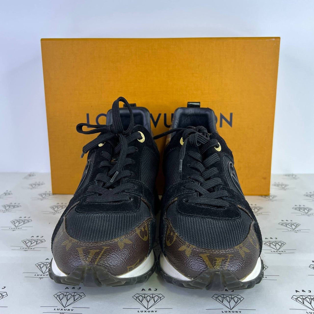 [PRE LOVED] Louis Vuitton Run Away Sneakers in Monogram Size 38EU