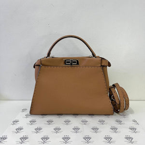 [PRE LOVED] Fendi Medium Peekaboo Selleria in Brown SHW