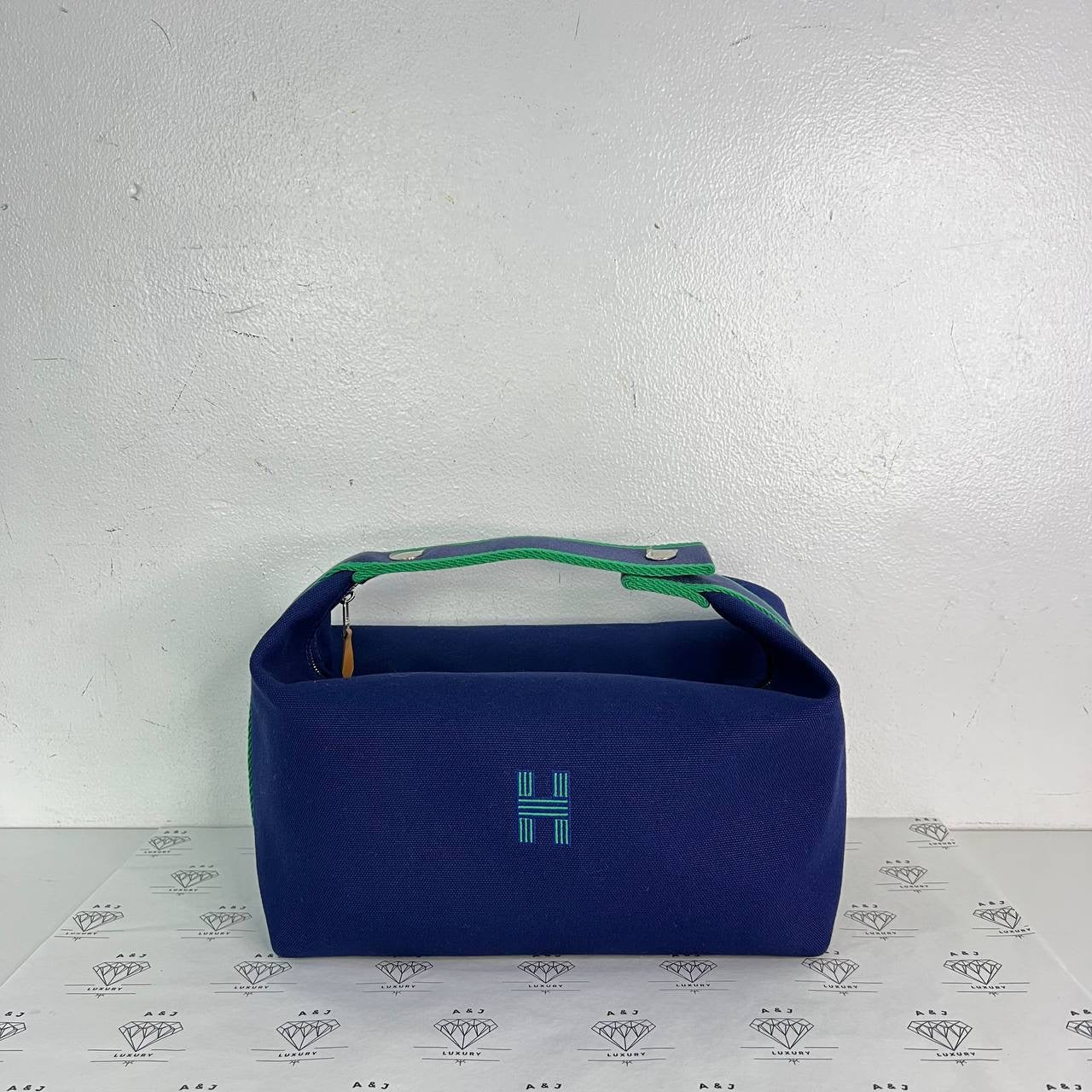 [PRE LOVED] Hermes Bride A Brac GM in Blue/Green