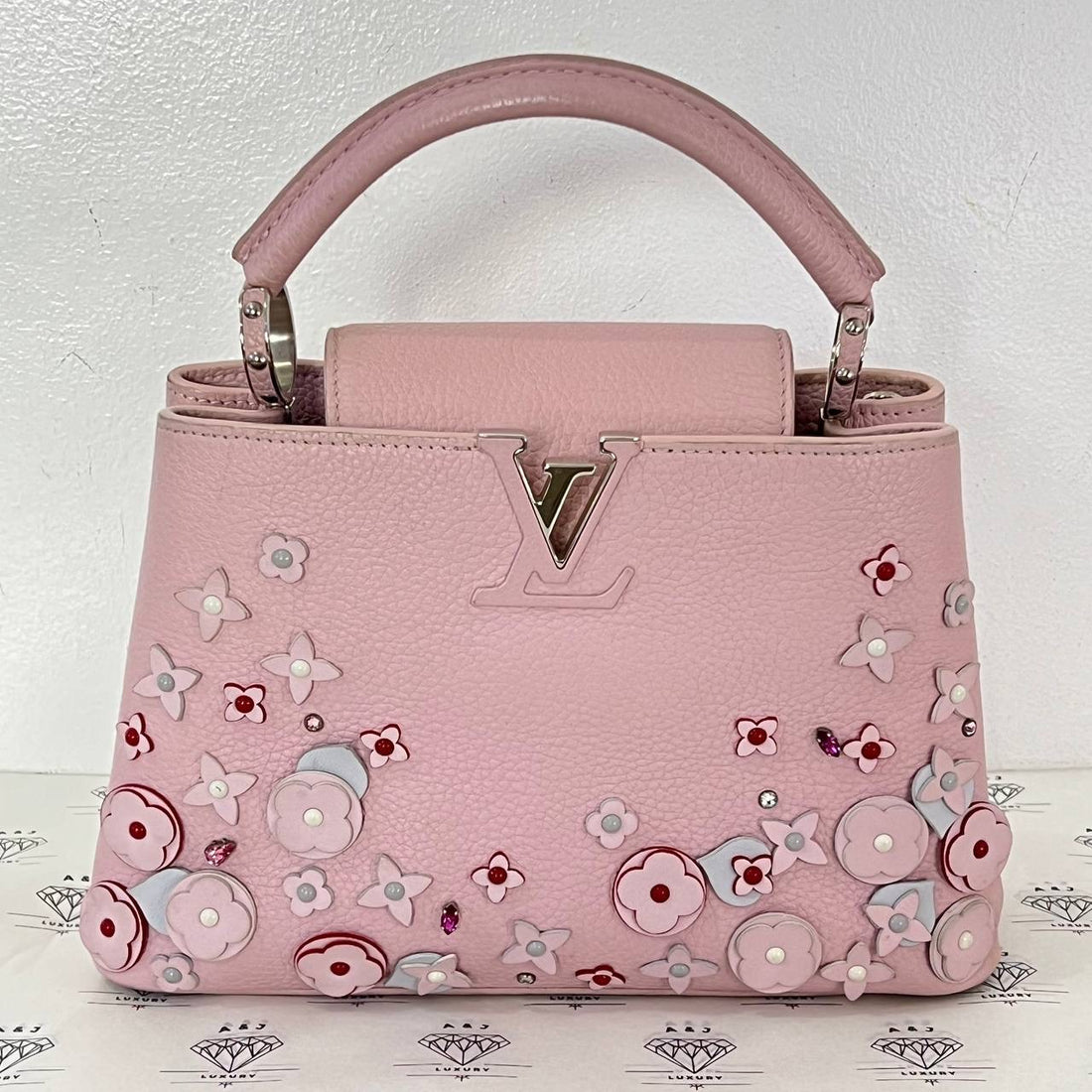 [PRE LOVED] Louis Vuitton Limited Edition Capuccines BB in Pink SHW (AH1149)