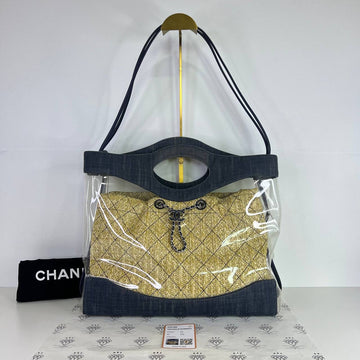 [PRE LOVED] Chanel 31 Shopping Bag in PVC and Denim SHW (Series 27)