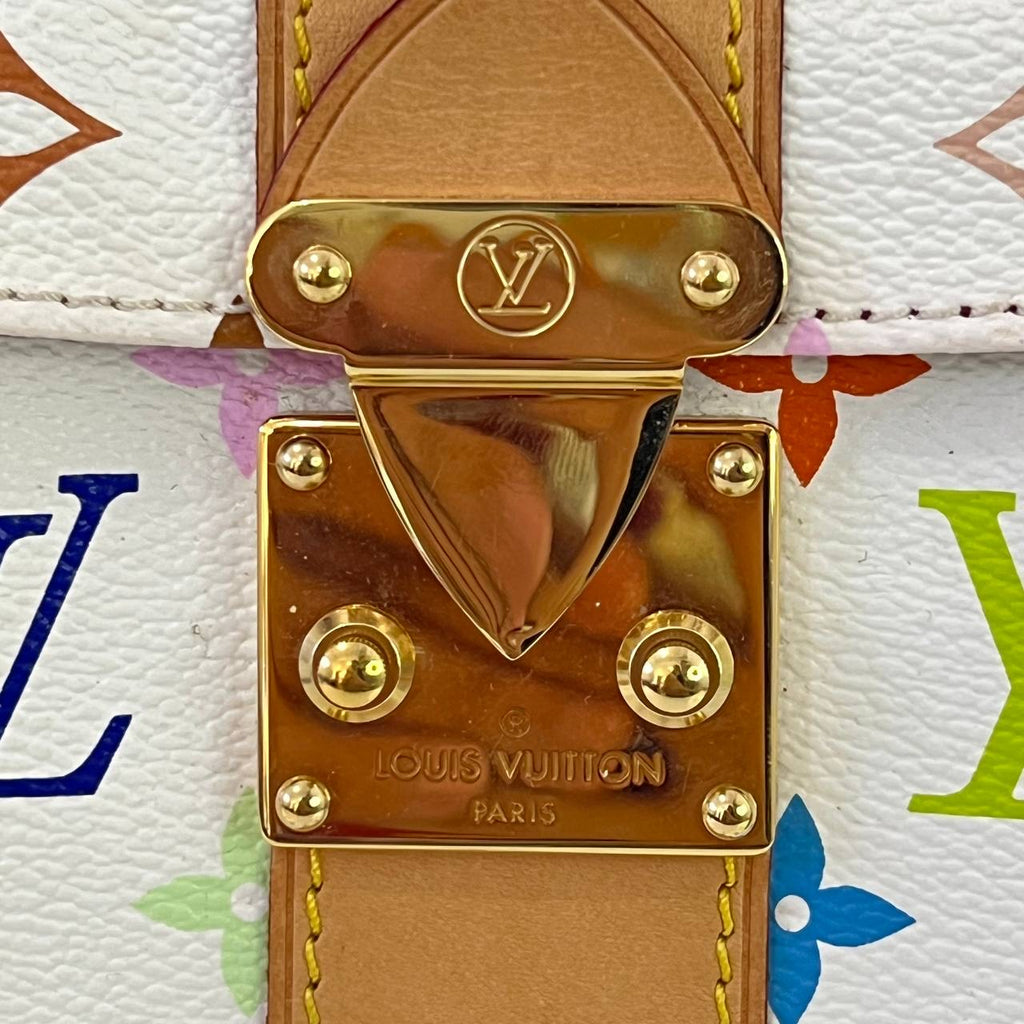 [PRE LOVED] Louis Vuitton Murakami Speedy 30 Multicolore in White (SP0076)