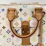 [PRE LOVED] Louis Vuitton Murakami Speedy 30 Multicolore in White (SP0076)