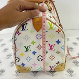 [PRE LOVED] Louis Vuitton Murakami Speedy 30 Multicolore in White (SP0076)