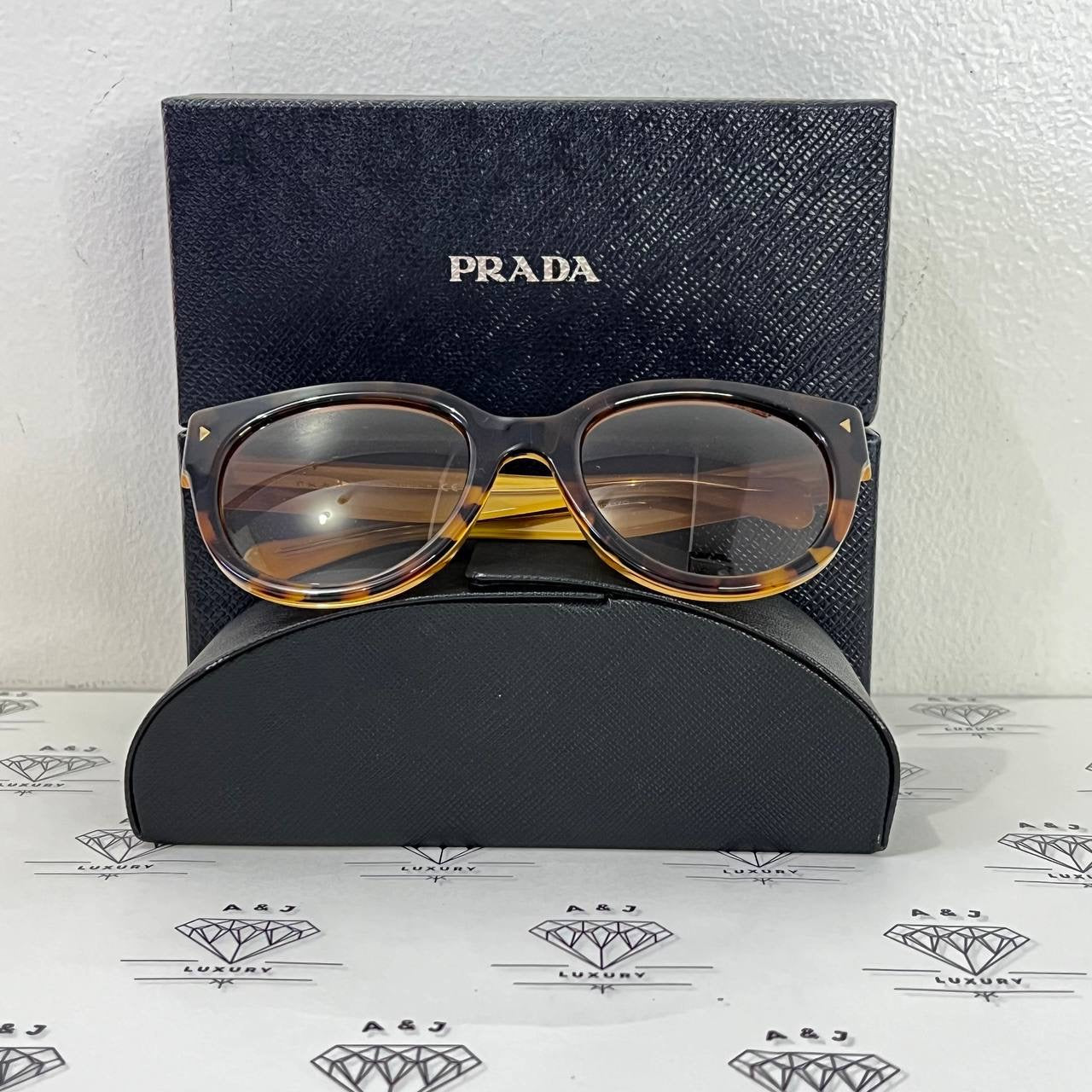 [PRE LOVED] Prada SP170 Cat Eye Sunglasses in Brown