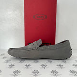 [PRE LOVED] Tod's x Ferrari Men's Loafers in Gray Suede Size 11