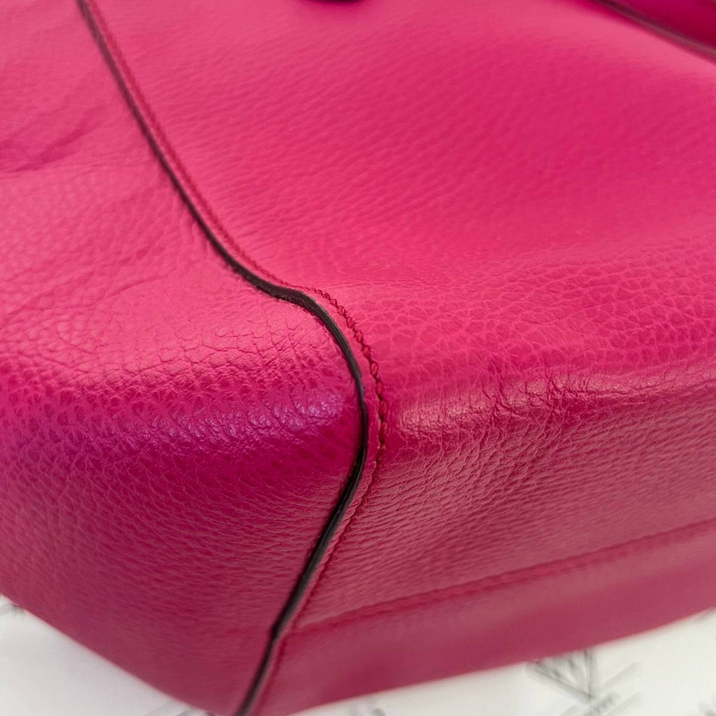 [PRE LOVED] Gucci Small Swing Tote in Magenta GHW