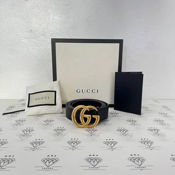 [PRE LOVED] Gucci Marmont Belt in Black Size 95