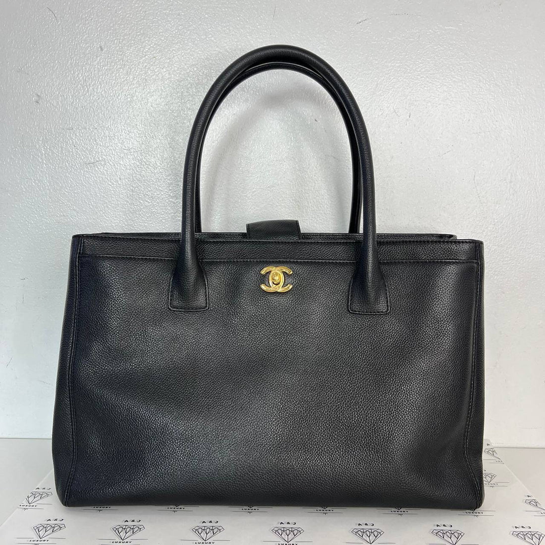 [PRE LOVED] Chanel Executive Tote Bag in Black Caviar Leather GHW (Series 16)