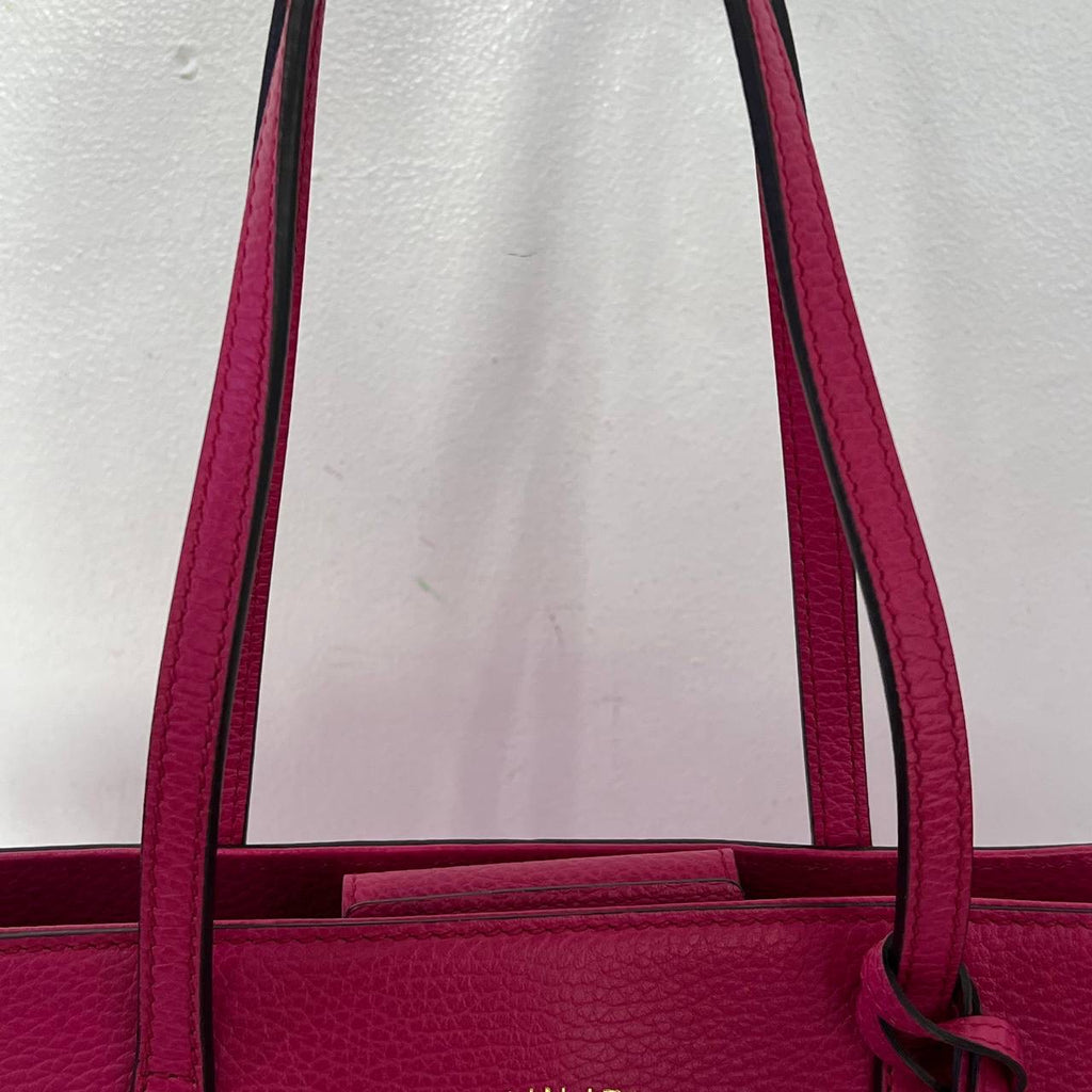 [PRE LOVED] Gucci Small Swing Tote in Magenta GHW