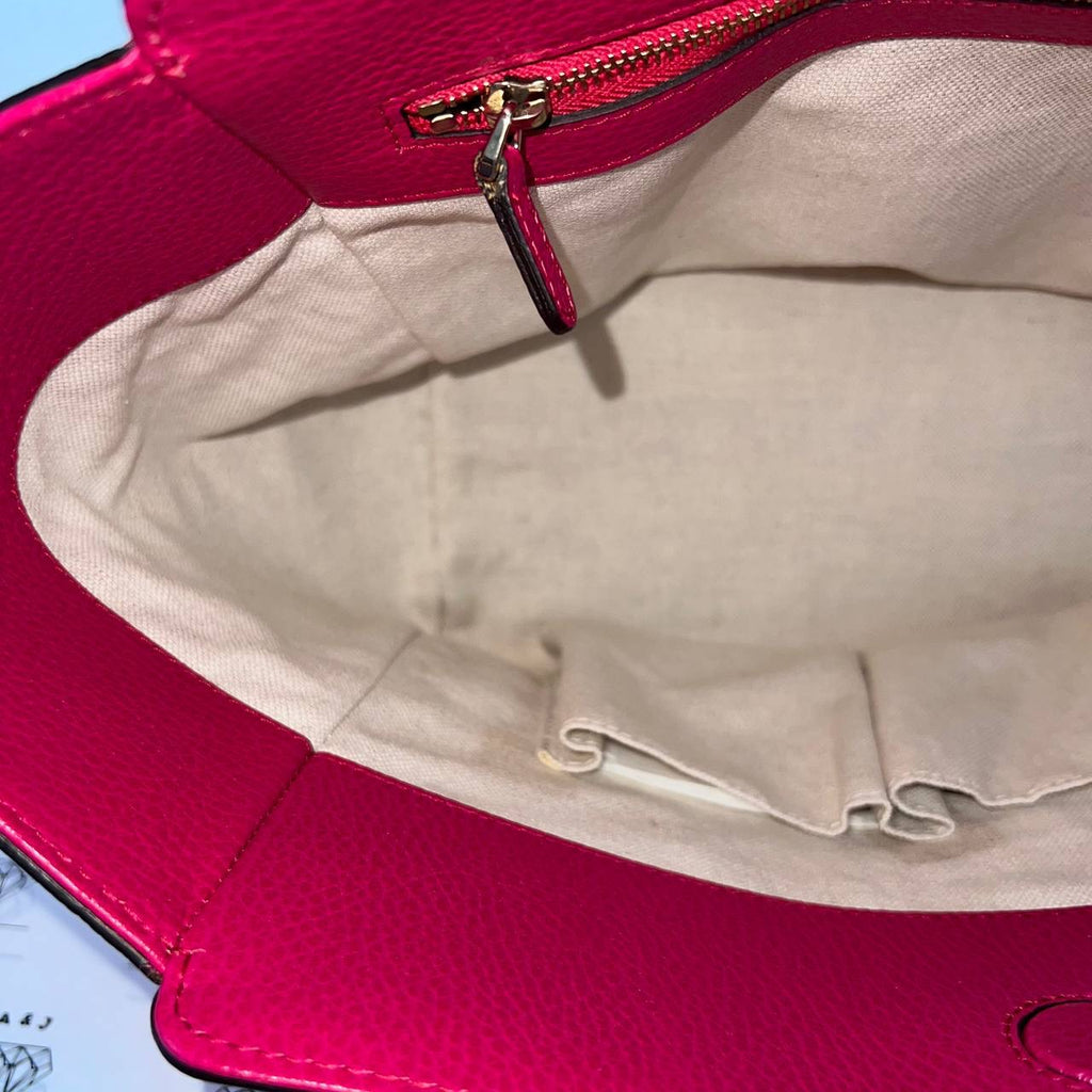 [PRE LOVED] Gucci Small Swing Tote in Magenta GHW