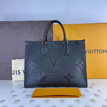 [PRE LOVED] Louis Vuitton OnTheGo MM in Black Empreinte Leather GHW (microchipped)