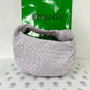 [PRE LOVED] Bottega Veneta Teen Jodie in Lilac Suede Leather GHW