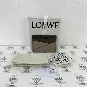 [BRAND NEW] Loewe Puzzle Plain Cardholder in Winter Brown/Sand Calfskin Leather