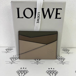 [BRAND NEW] Loewe Puzzle Plain Cardholder in Winter Brown/Sand Calfskin Leather