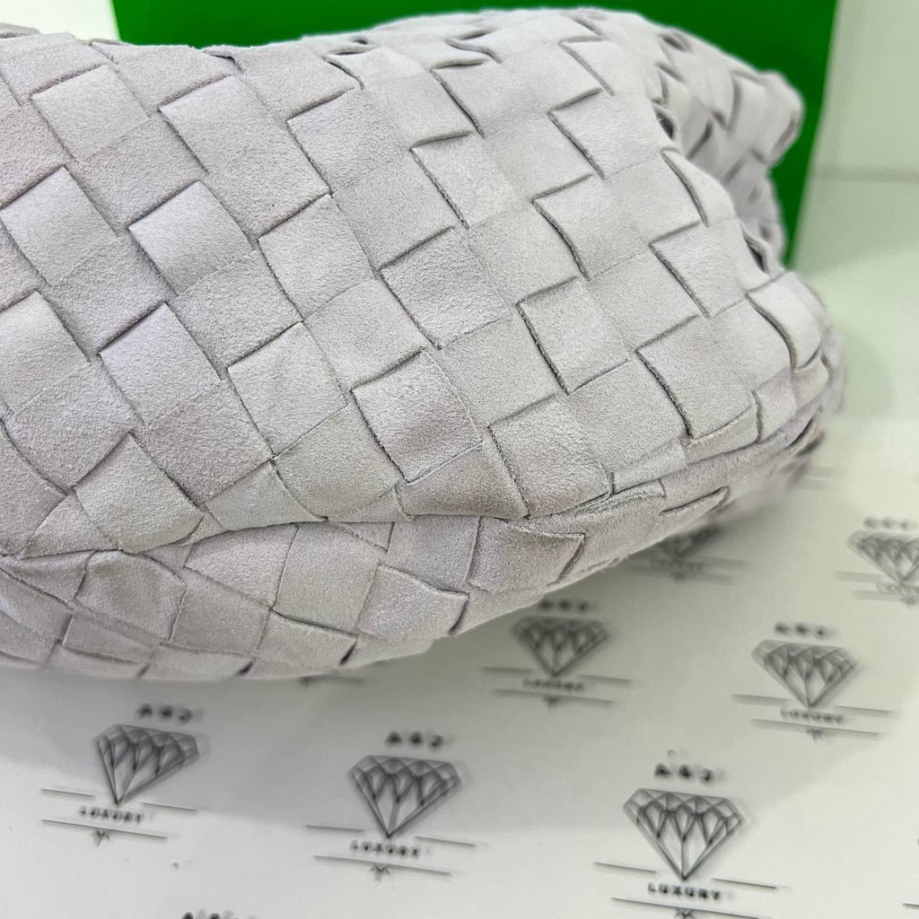 [PRE LOVED] Bottega Veneta Teen Jodie in Lilac Suede Leather GHW