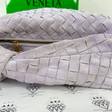 [PRE LOVED] Bottega Veneta Teen Jodie in Lilac Suede Leather GHW