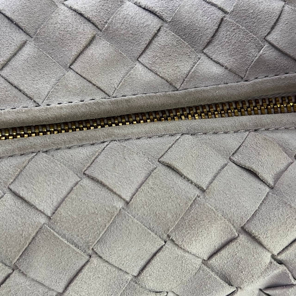 [PRE LOVED] Bottega Veneta Teen Jodie in Lilac Suede Leather GHW