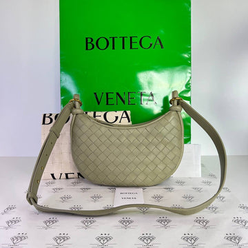 [PRE LOVED] Bottega Veneta Gemelli Shoulder Bag in Travertine GHW (2024)
