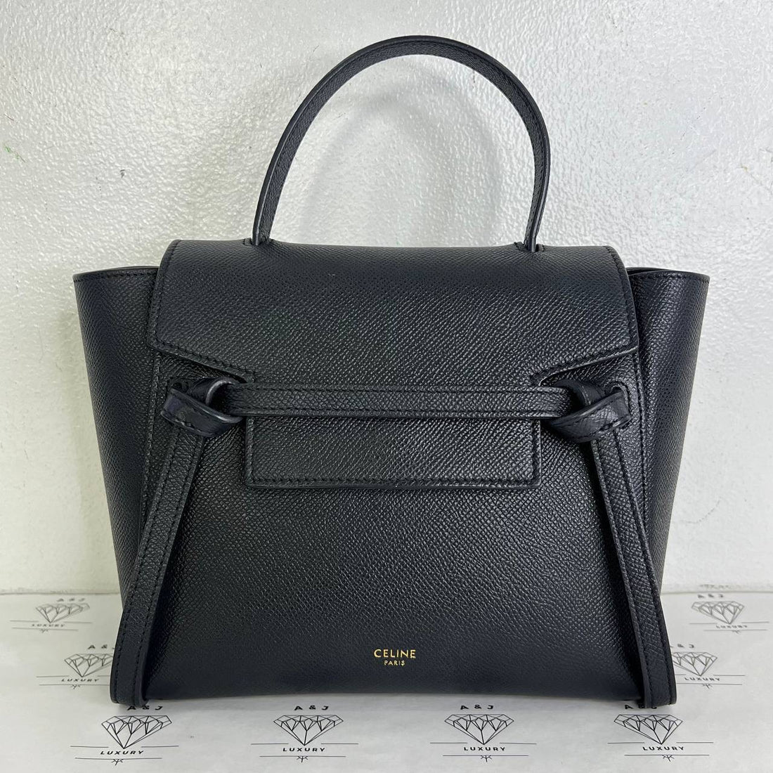[PRE LOVED] Celine Nano Belt Bag in Black GHW