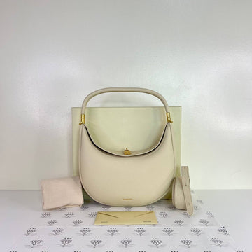 [PRE LOVED] Songmont Luna Bag in Ivory Vegan Leather GHW