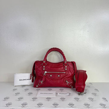 [PRE LOVED] Balenciaga G12 Mini City in Red SHW