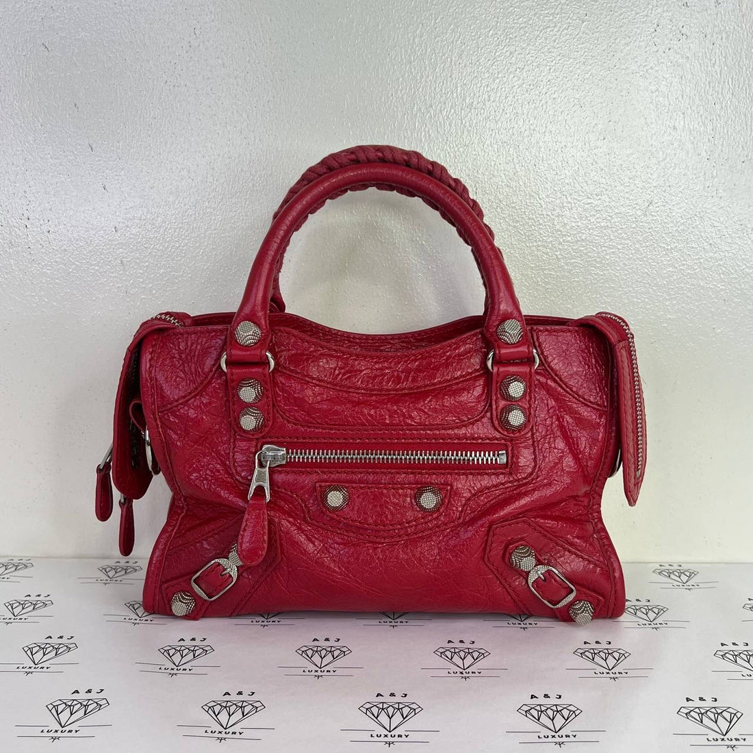 [PRE LOVED] Balenciaga G12 Mini City in Red SHW