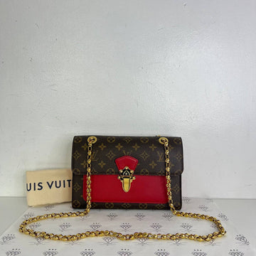 [PRE LOVED] Louis Vuitton Victoire in Monogram Canvass Cerise interior (CA4117)