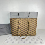 [PRE LOVED] Loewe Mini Gate in Tan Grained Calfskin Leather GHW