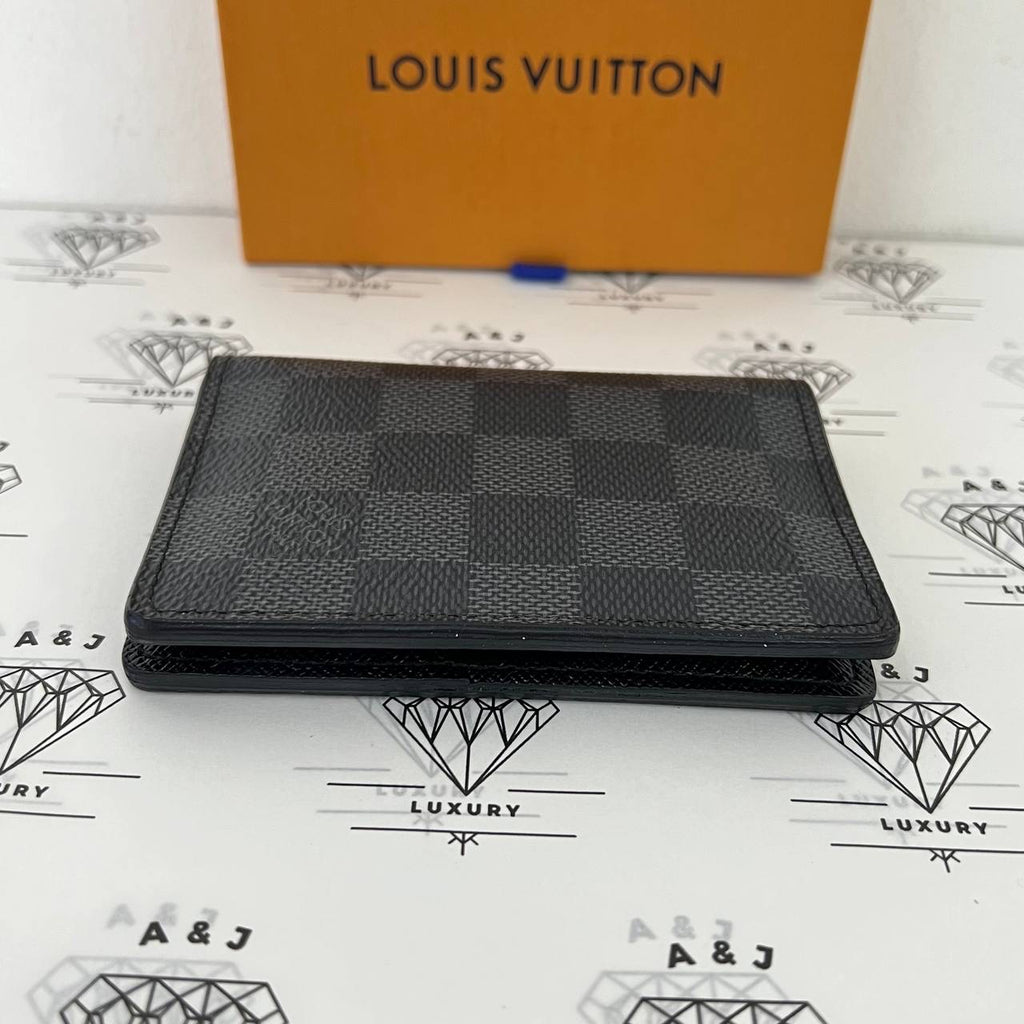 [PRE LOVED] Louis Vuitton Pocket Organizer in Damier Graphite (MI2185)