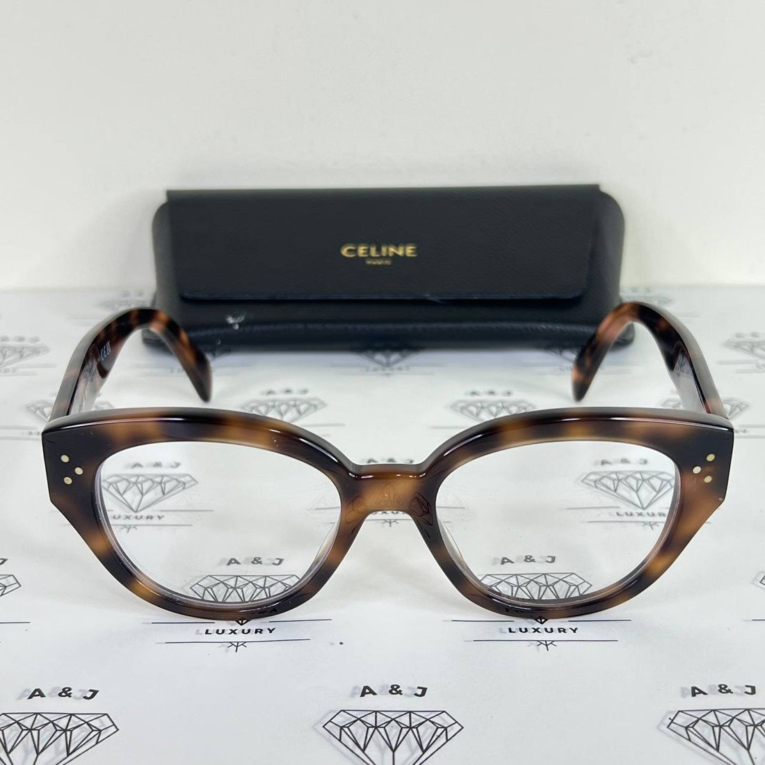 [PRE LOVED] Celine CL50132I Glasses in Tortoise