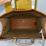 [BRAND NEW] Fendi Sunshine Tote in Brown Calfskin Leather