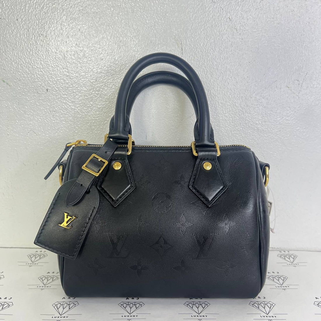 [PRE LOVED] Louis Vuitton Speedy BB in Black Monogram Ink GHW (FO3200)