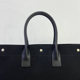 [PRE LOVED] Celine Mini Vertical Cabas in Natural/Tan Textile Leather