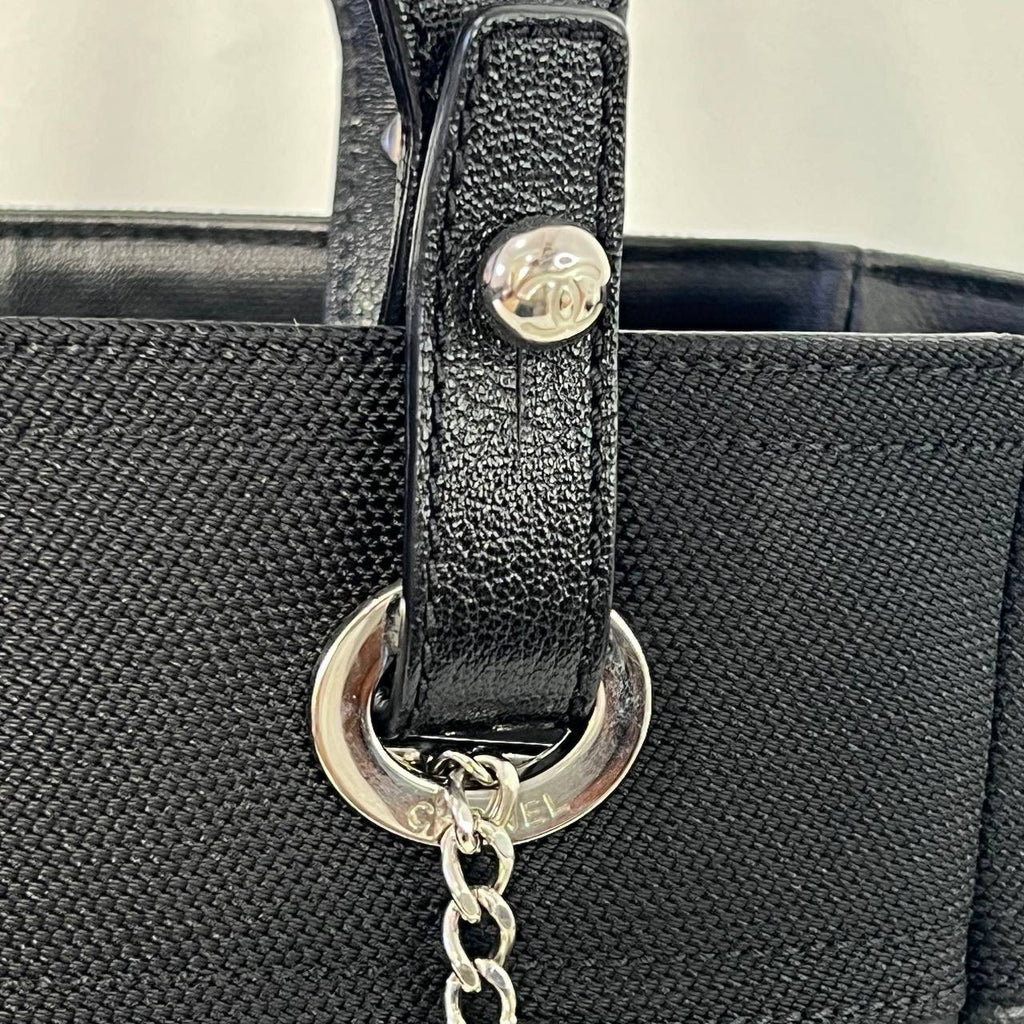 [PRE LOVED] Chanel Biarritz PM in Black Lambskin Leather SHW (Series 12)