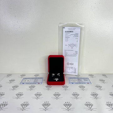 [BRAND NEW] Earring & Ring Set 18K WG 1.5CT each