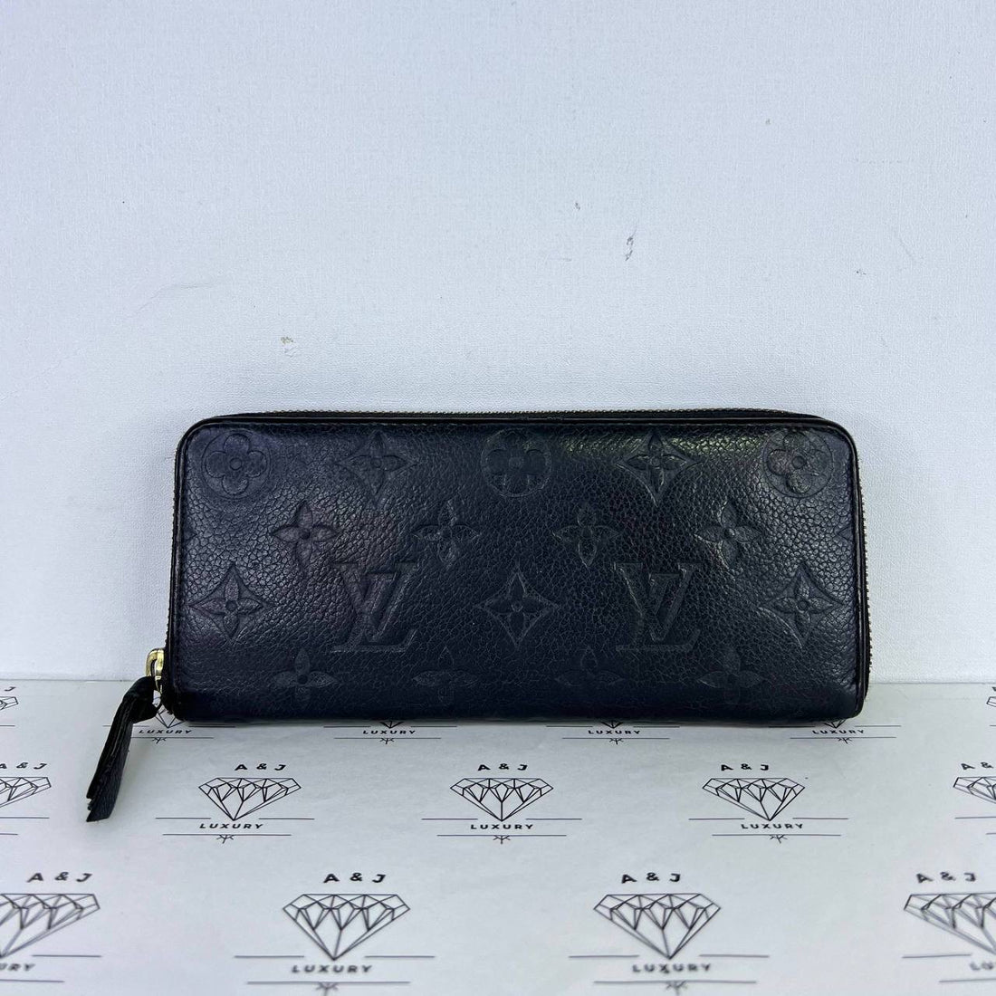 [PRE LOVED] Louis Vuitton Clemence Wallet in Black Empreinte Leather (SP1185)
