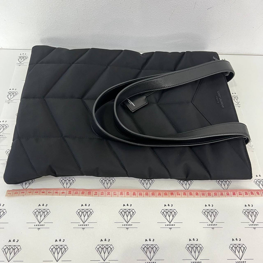 [PRE LOVED] Prada Small Bucket Bag in Black Jacquard Logo Canvass Material GHW