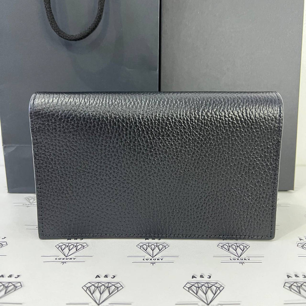 [PRE LOVED] Gucci Interlocking Wallet on Chain in Black