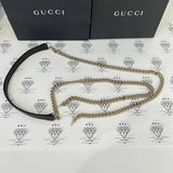 [PRE LOVED] Gucci Interlocking Wallet on Chain in Black