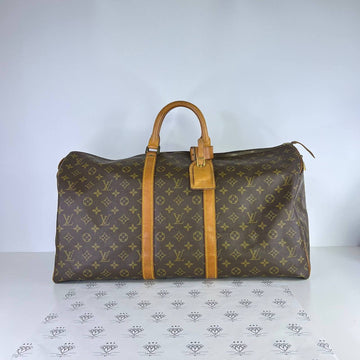 [PRE LOVED] Louis Vuitton Keepall 60 in Monogram Canvass (824)