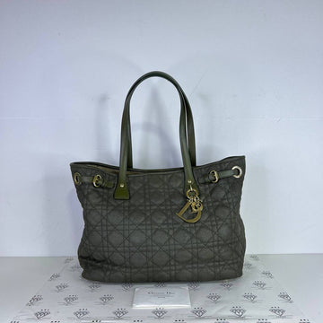 [PRE LOVED] Christian Dior Panarea Tote in Khaki GHW