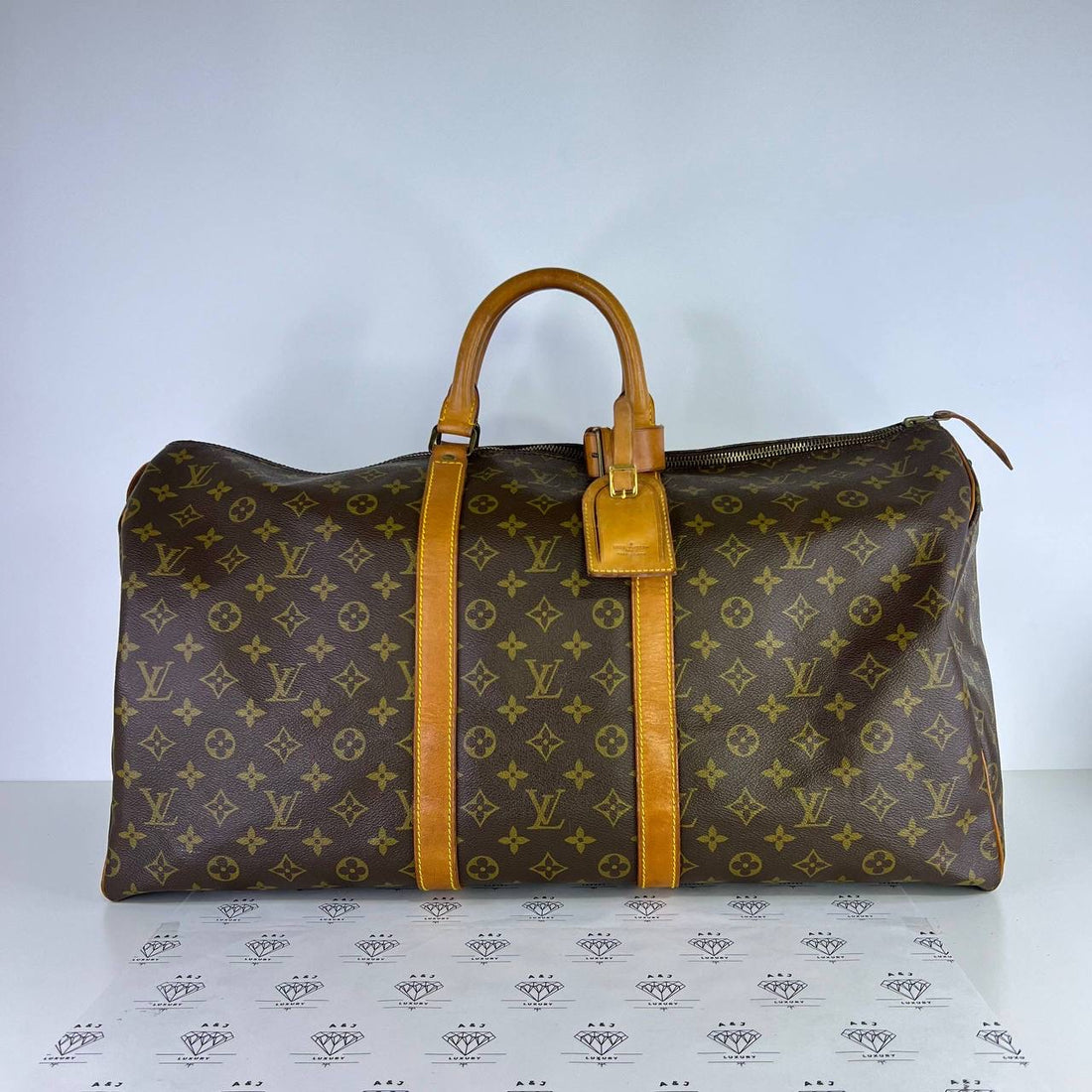 [PRE LOVED] Louis Vuitton Keepall 60 in Monogram Canvass (824)