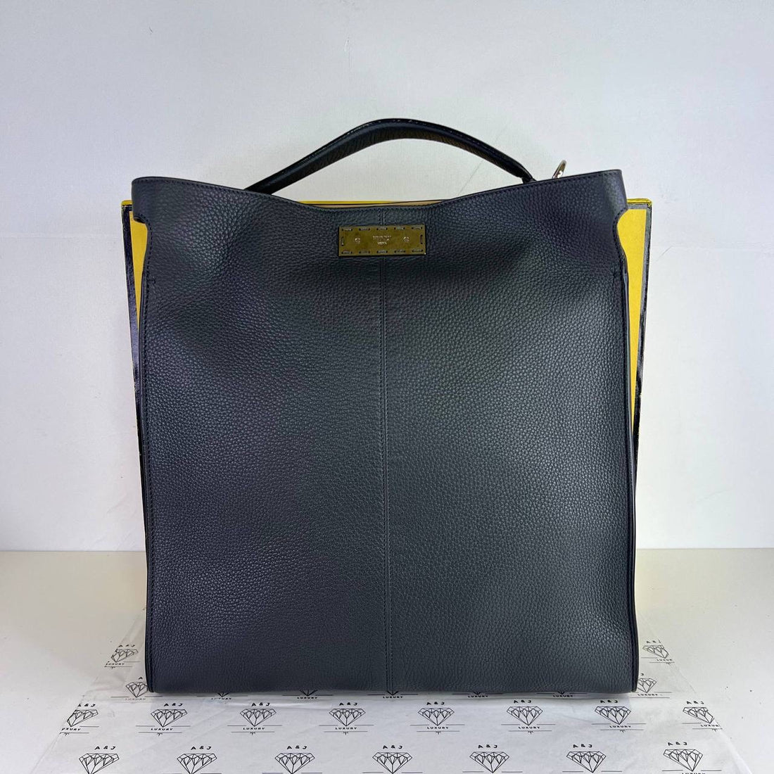[PRE LOVED] Fendi X-Lite Messenger Bag in Dark Gray SHW