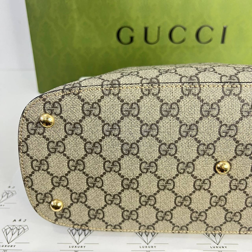 [PRE LOVED] Hermes Bride A Brac PM in Beige/Orange Canvass Material