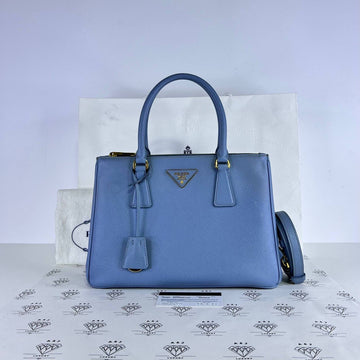 [PRE LOVED] Prada 1BA863 Small Saffiano Lux in Astrale GHW