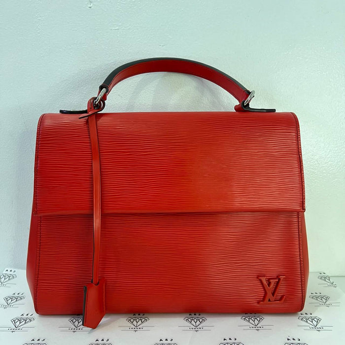 [PRE LOVED] Louis Vuitton Clunny MM in Red Epi Leather SHW (CA1116)