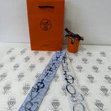 [PRE LOVED] Hermes Do Re Boucles Broderie Anglaise Twilly